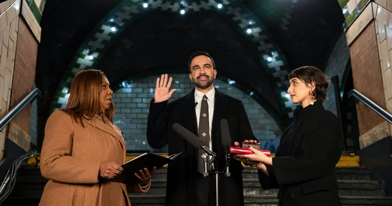 Впервые и на глазах миллионов: новый мэр Нью Йорка принес присягу на Коране