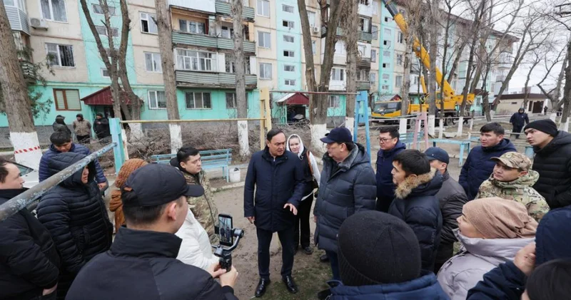 Тараздағы өрт: Ербол Қарашөкеев Тұрғындарға көмек көрсетілетінін айтты