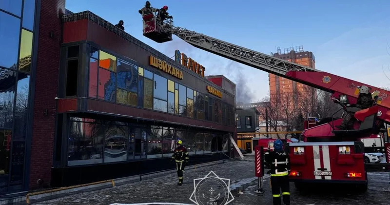 Астанада дәмханадан өрт шықты