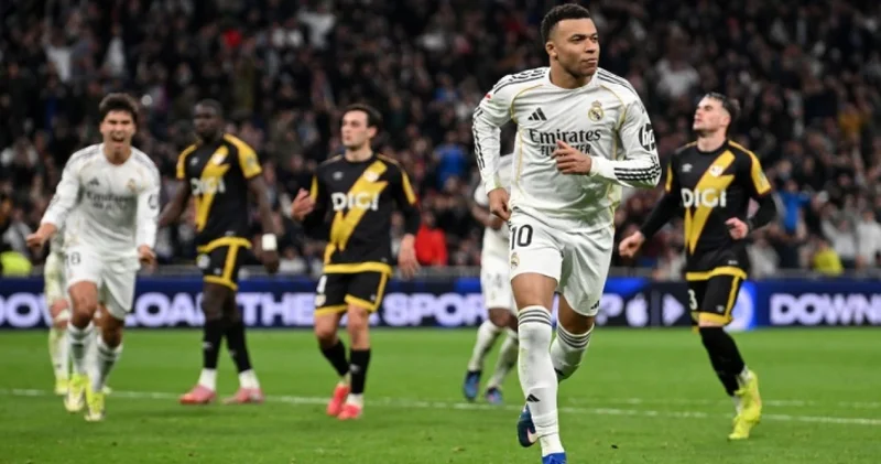 Реал Мадрид өз алаңында Райо Вальекано командасын әрең жеңді