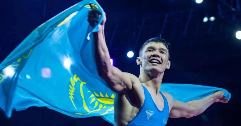 Казахстанский борец завоевал золото на престижном турнире в Албании