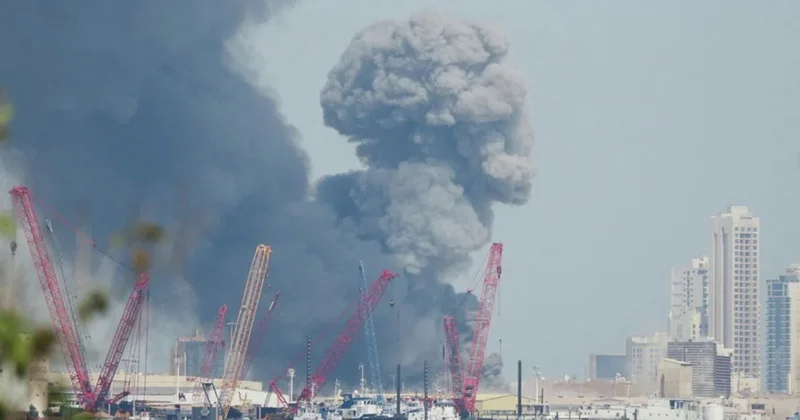 Опубликовано видео ракетного удара по Бахрейну