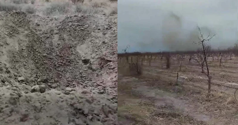 Ыстықкөл үстінде жойғыш ұшақтан оқ дәрілер түсіп қалды