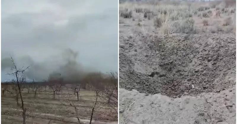 Боеприпасы выпали из военного самолета над Иссык Кулем (видео)