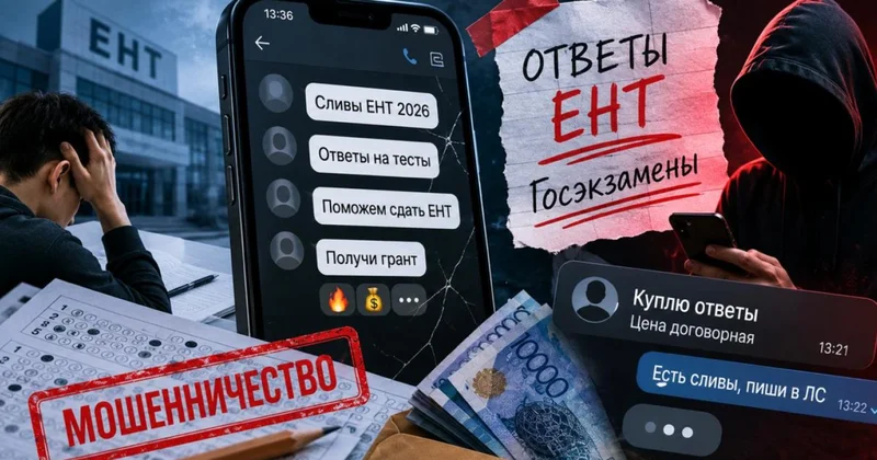 Купил ответы получил фейк? Что происходит вокруг ЕНТ 2026 в Казахстане