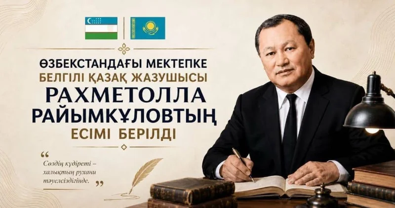 Қаламгер есімі ұлықталды