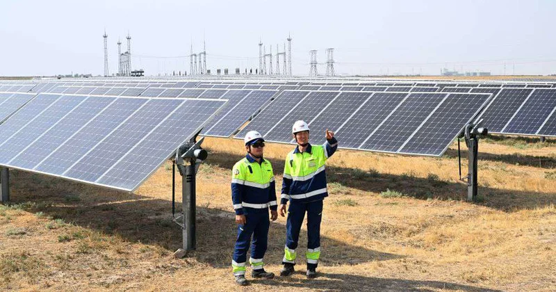 В окрестностях Шу успешно действует одна из крупнейших в стране солнечных электростанций