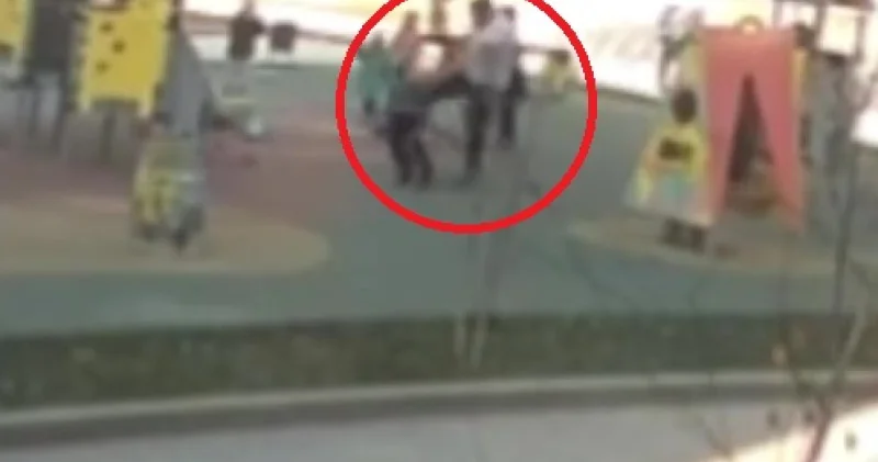 Алматыда ер адам ойнап жүрген баланы тепкен: оқиғаның видеосы тарады