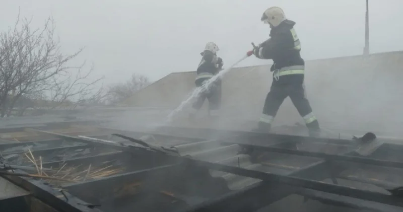 Атырау облысында үй өртенді