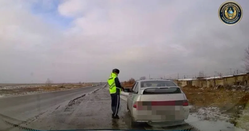 Сознательного использовал : пьяного водителя с подложными номерами выявили в Павлодарской области