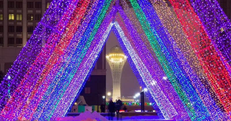 Сколько потратят на оформление улиц Астаны к Новому году