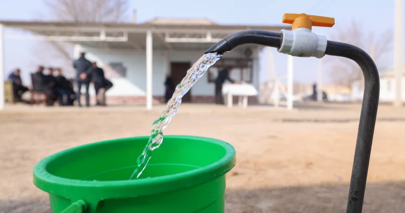 Шымкент қаласында “Айкөл“ тұрғын ауданында су жүйесі іске қосылды