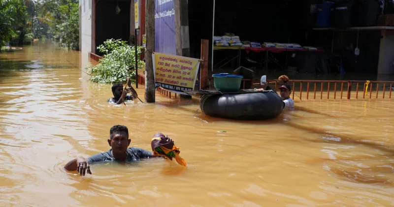 Шри Ланкада тропикалық циклон салдарынан 212 адам қаза тауып, 218 адам із түзсіз жоғалды