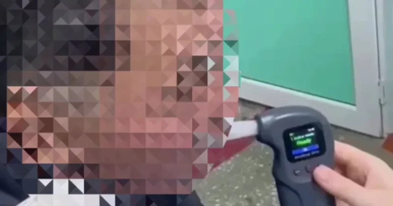 Водитель из Семея, пойманный пьяным за рулём, арестован на 15 суток