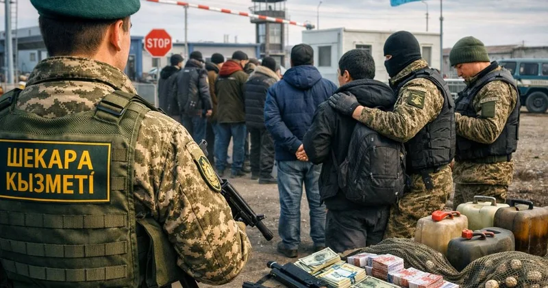 Қаңтарда Қазақстан шекарашылары 2,5 мыңнан астам шетел азаматын ұстады