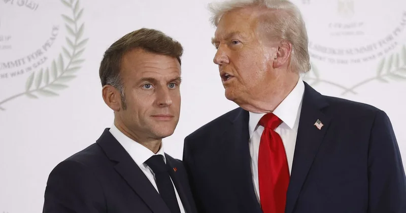 Жена очень плохо с ним обращается : Трамп жестко пошутил над Макроном