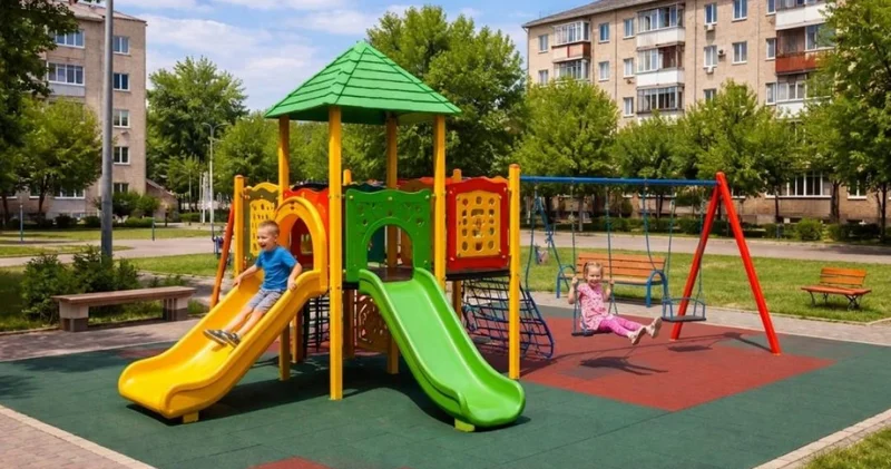 Таза Қазақстан жобасы аясында Жітіқарада жаңа балалар алаңы бой көтереді