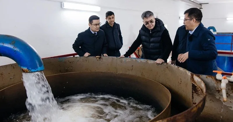 В Атырау завершено строительство крупнейшей водоочистной станции