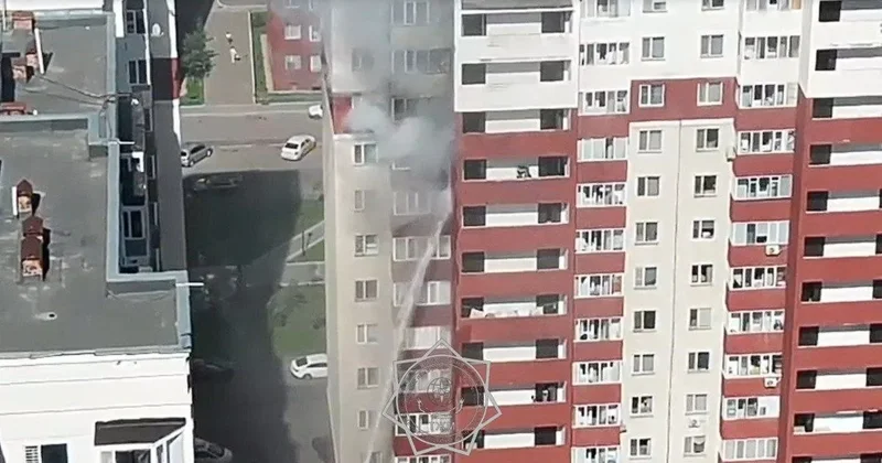 Астанада көпқабатты тұрғын үйдегі пәтерлердің бірінен өрт шықты