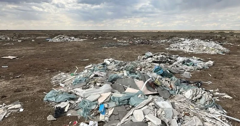 ​Атырау облысында заңсыз қоқыс орындары анықталғаннан кейін әкімдерге айыппұл салынды