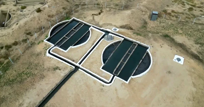 Маңғыстаудың Мұнайлы ауданында кәріз жүйесі салынып жатыр