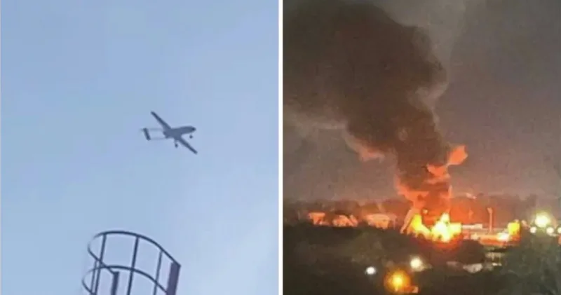 Украина дрондары шекарадан 950 шақырым жердегі Ресейдің мұнай терминалын шабуылдады