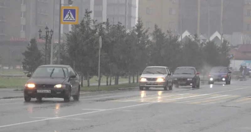 Абай облысында қар мен жаңбыр жауады