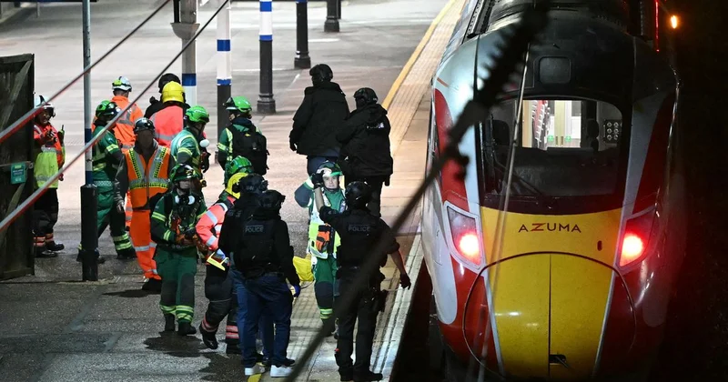 Неизвестные устроили поножовщину в поезде Англии: ранены 10 пассажиров