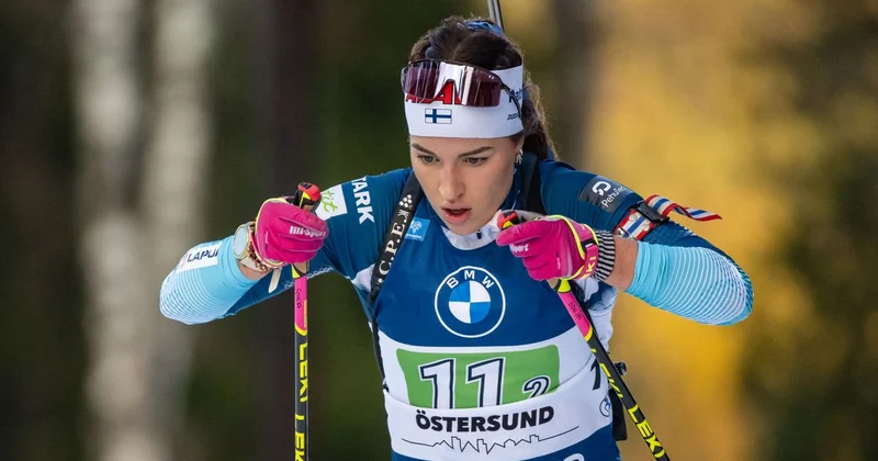 Двойной сенсацией завершилась первая индивидуальная гонка Кубка мира по биатлону