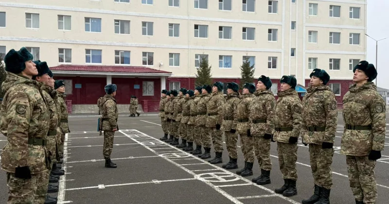 Ұланның 5573 әскери бөліміне жас сарбаздардың жаңа легі қосылды