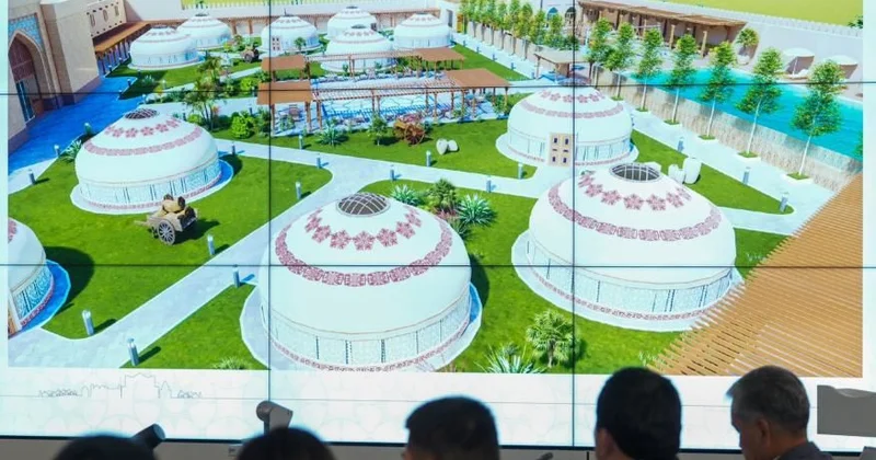 Гостиницу из юрт построят в Туркестане