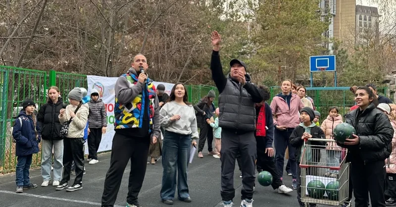 Алматинцы приняли участие в массовом спортивном проекте
