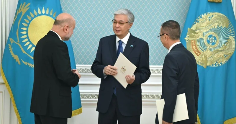 Токаев принял Верховного судью Палестины и получил личное послание от Махмуда Аббаса