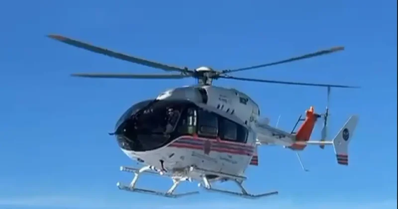 Вертолёт МЧС экстренно доставил младенца из Курмангазы в Атырау