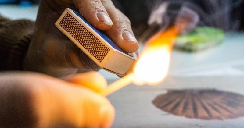 Мужчина сжег елку и украшения в подъезде дома в Темиртау (ВИДЕО)