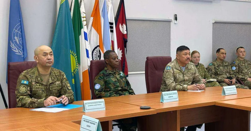 Глава миссии ООН отметила отличную подготовку казахстанских миротворцев