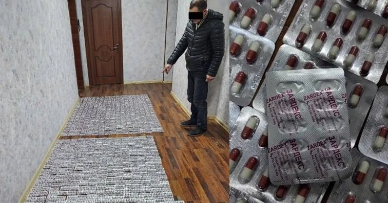 Қырғызстан мен Өзбекстан шекарасында күшті әсер ететін дәрі дәрмек партиясы тәркіленді