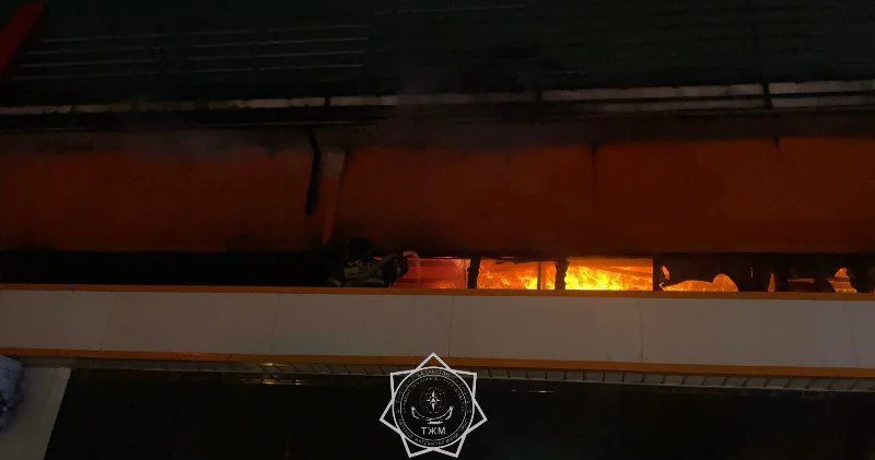 Пожар в детском центре Семея: по предварительным данным, пострадавших нет