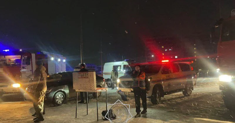 Пожар в Семее: за медпомощью обратились шесть человек