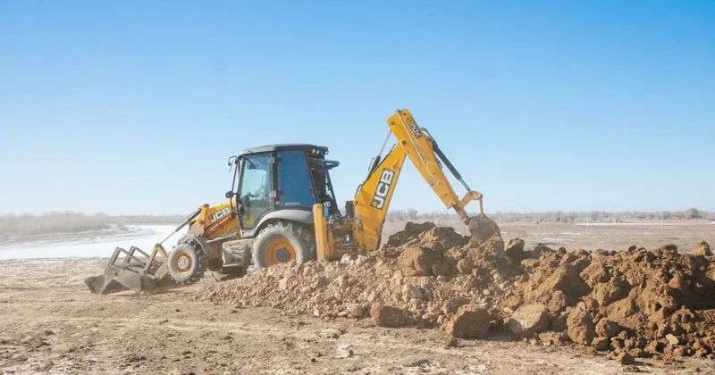 Үлкен суға тосқауыл: Атырау облысының тоғыз ауылында бөгет құрылысы аяқталды