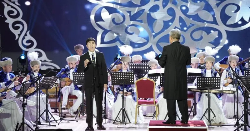 Жыр алыбы Жамбыл Жабаевтың туғанына 180 жыл толуына орай Ата толғауы салтанатты концерт өтті