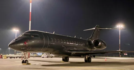 Самолет Криштиану Роналду прилетел из Саудовской Аравии в Мадрид