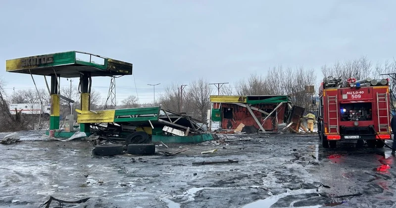 Ақтөбе қаласында Экогаз газ құю бекеті жарылды