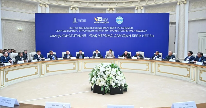 Сенат төрағасы Жетісу фермерлерімен жаңа Конституцияны талқылады