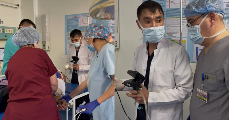 Шымкентте дәрігерлер ер адамды кәмпитке тұншығудан құтқарып қалды