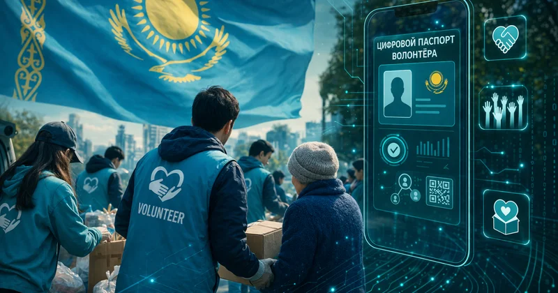 Цифровой паспорт и льготы при поступлении: волонтёрство в Казахстане хотят изменить