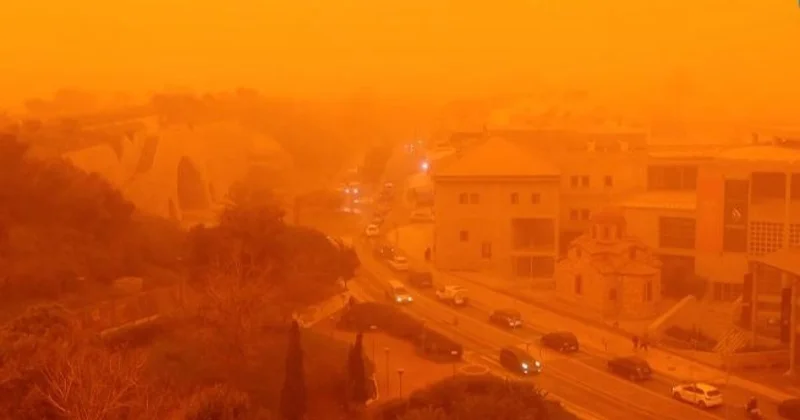 Остров Крит накрыла смертельно опасная пыль из Сахары