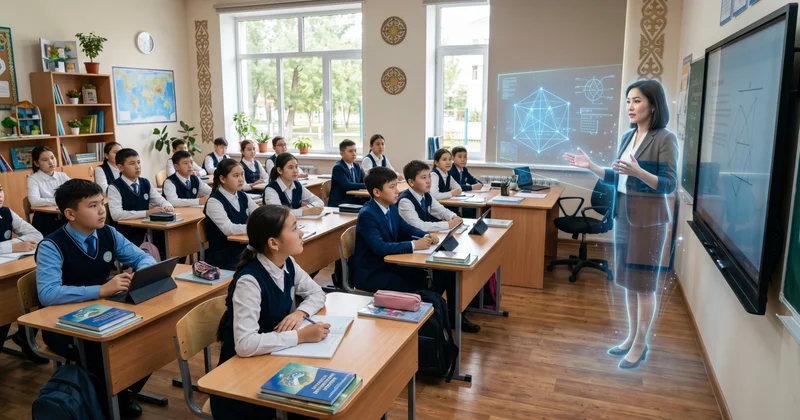 Цифрлық мұғалім және тірі педагогтер: ЖИ Қазақстандағы білім беруді қалай өзгертіп жатыр?
