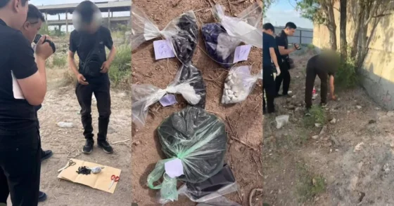 Наркокурьер с 287 закладками задержан в Карагандинской области