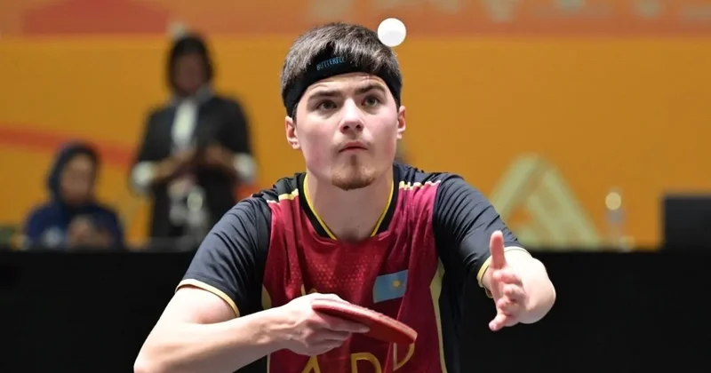 Алан Құрманғалиев үстел теннисінен жастар арасындағы Азия чемпионатының ширек финалына шықты